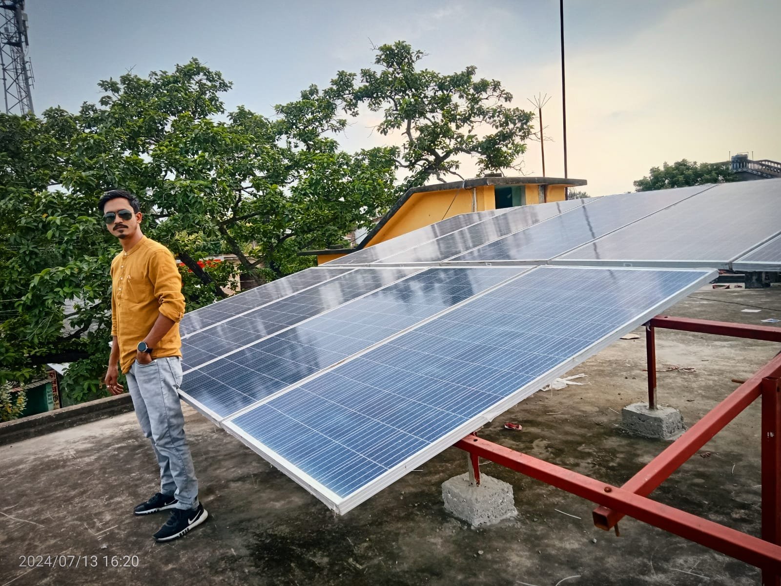 Solar Rooftop Install in Home